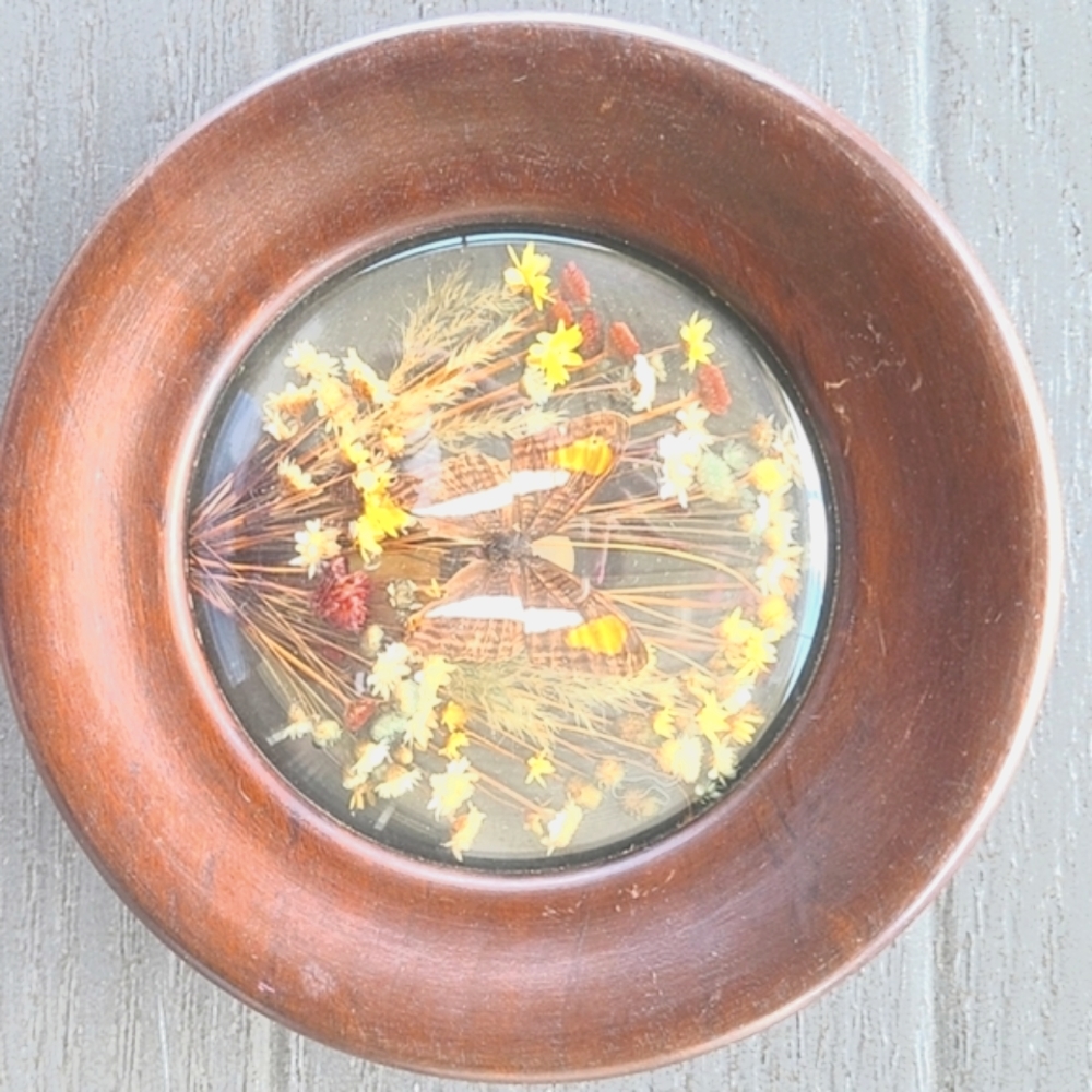 1970s Dried Flower Wall Hanging